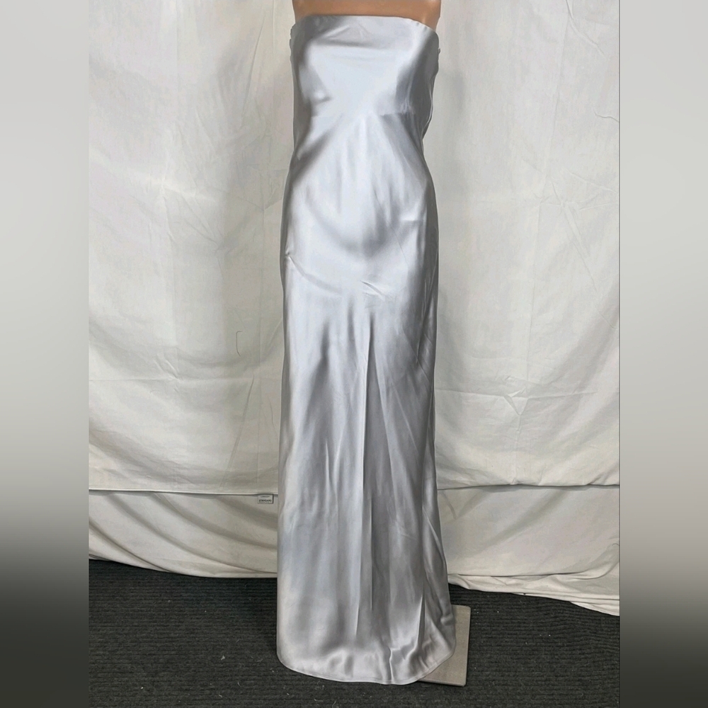Christopher Esber Silver Maxi Dress